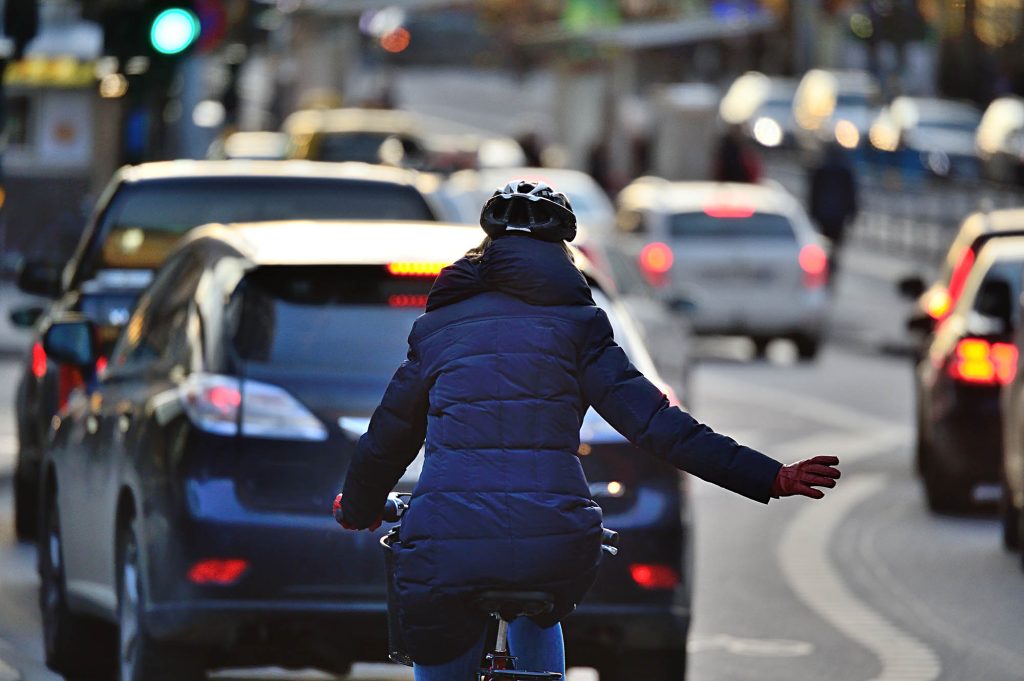 Cyclist injuries in road traffic accidents